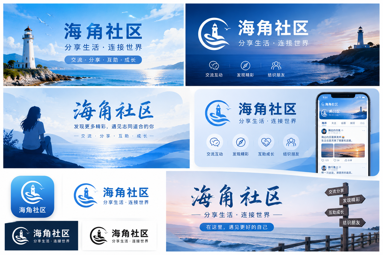 海角社区城市漫游主题图